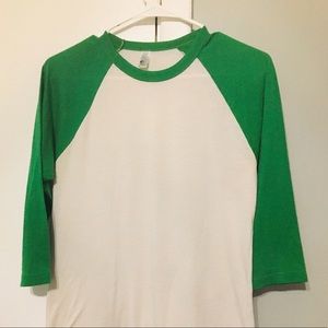 American Apparel Baseball Tee